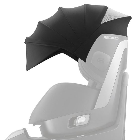 Recaro Sonnendach für Kindersitz Zero.1 Elite & Zero.1 - Perfomance Black