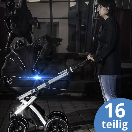 Reer 16-tlg. Set Reflektoren-Sticker LightReflex