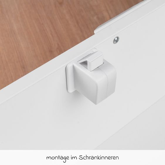 Reer 2-pièces Arrêt Tiroir Empêche Le Coincement Des Doigts - Blanc