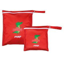 2er Pack Wetbag myswimbuddy zum Verstauen von feuchten Bade-Artikeln - Rot