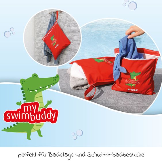Reer 2-pack wetbag myswimbuddy for storing wet bathing articles - red