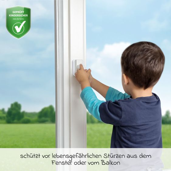 Reer 3-Pack Window and Balcony Door Lock WinLock - White