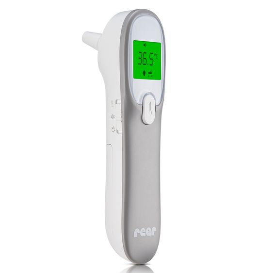 Reer 3in1 Infrared clinical thermometer Colour EarTemp for ear measurement - White Grey