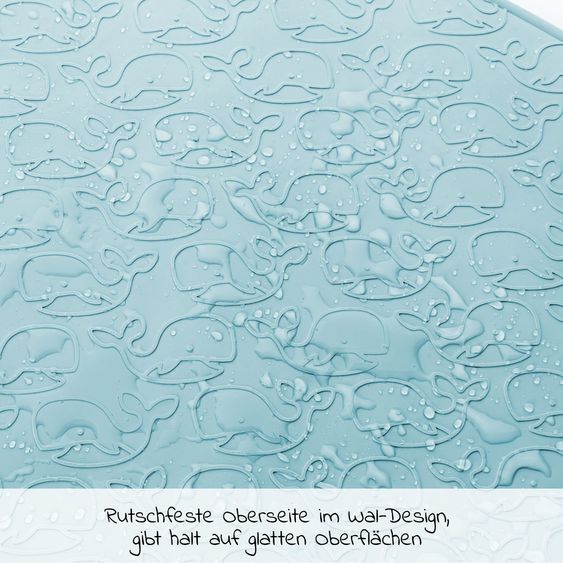 Reer 5-tlg. Bade-Set mit Badewannematte, Spieltiere, Thermometer & magisches Badebuch - Bunt