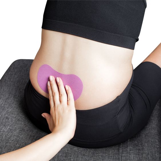 Reer 6er Pack Kinesiotape Mama stabilisiert und entlastet den unteren Rücken - Lila