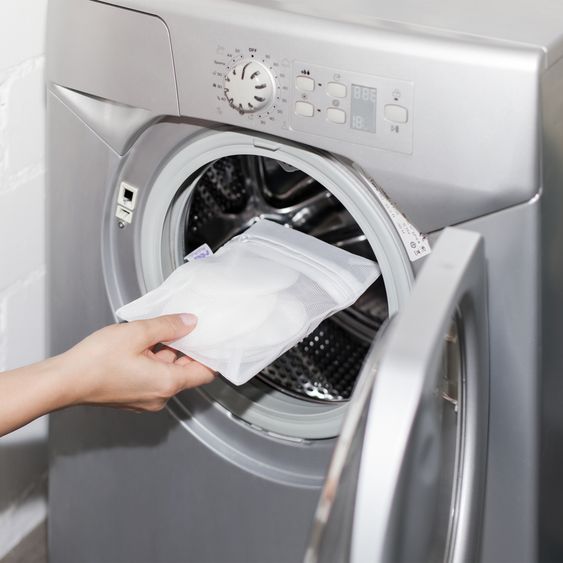 Reer 8er Pack Waschbare Stilleinlagen Mama inkl. Wäschenetz - Weiß