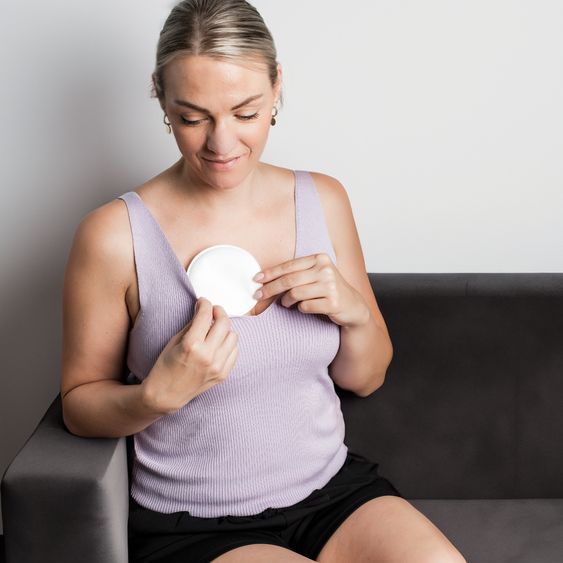 Reer 8er Pack Waschbare Stilleinlagen Mama inkl. Wäschenetz - Weiß