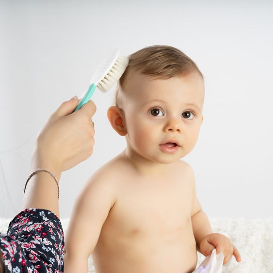 Reer Set De Soin 9 Pièces BabyCare Idéal Pour À La Maison & En Déplacement - Gris