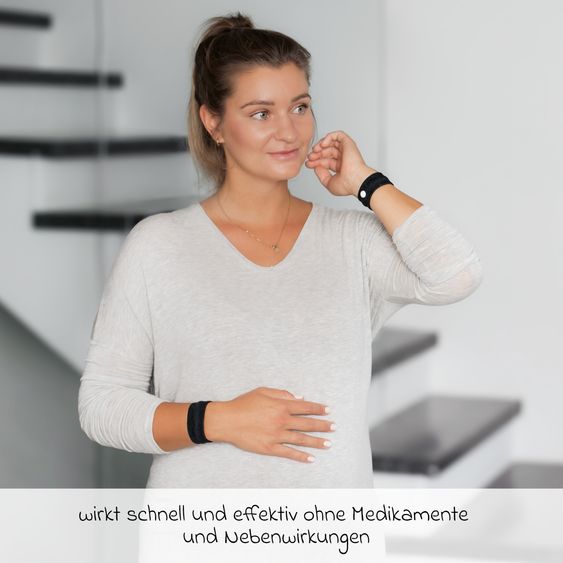 Reer Akupressur-Armband Mama mit einem hohen Tragekomfort - Schwarz