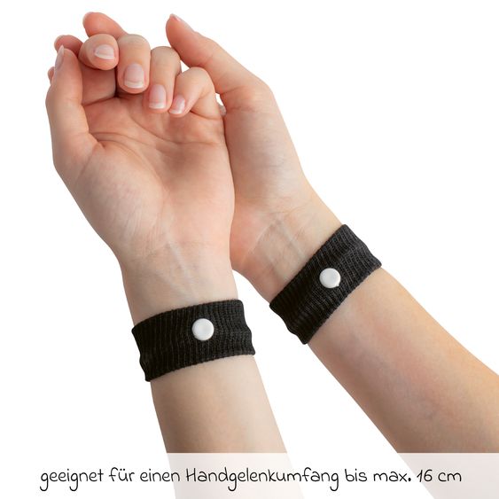 Reer Acupressure bracelet for mom with a high wearing comfort - Black