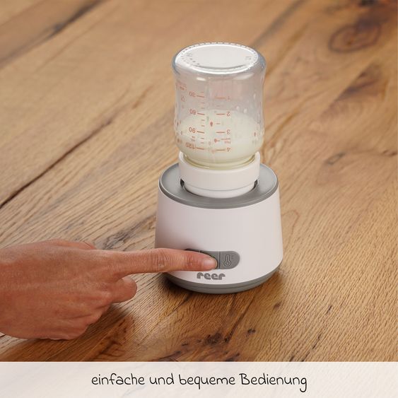 Reer Chauffe-Biberon Heat2Go Pour Maison Et Déplacement - Blanc