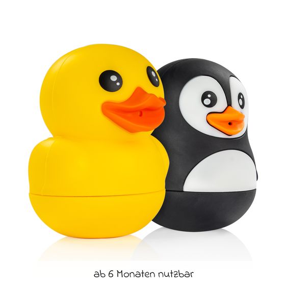 Reer Badespieltiere MyHappyBath Ente & Pinguin - Bunt