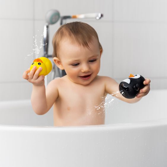 Reer Badespieltiere MyHappyBath Ente & Pinguin - Bunt