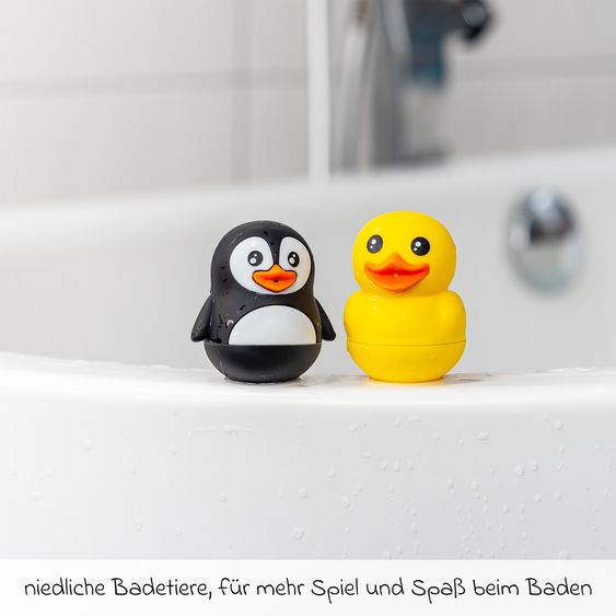 Reer Badespieltiere MyHappyBath Ente & Pinguin - Bunt