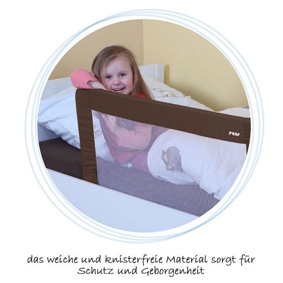 Reer Bettschutzgitter Sleep'n Keep 100 cm - Cappuccino Sand