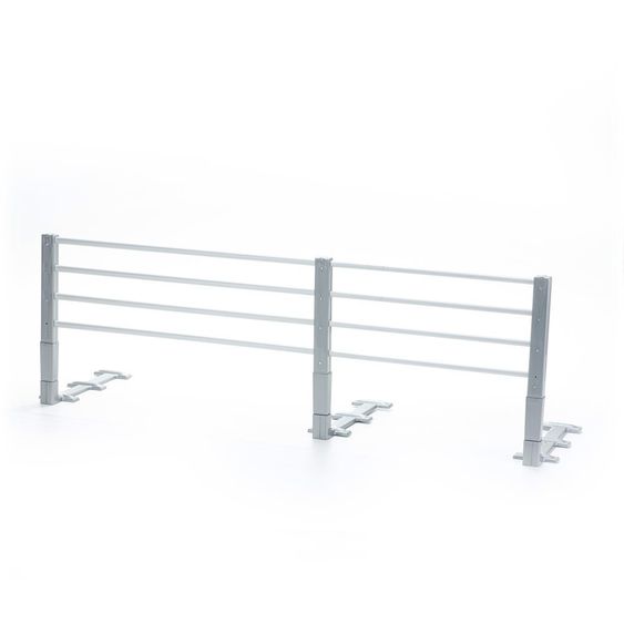 Reer Bed guard variable metal 80 - 140 cm - grey