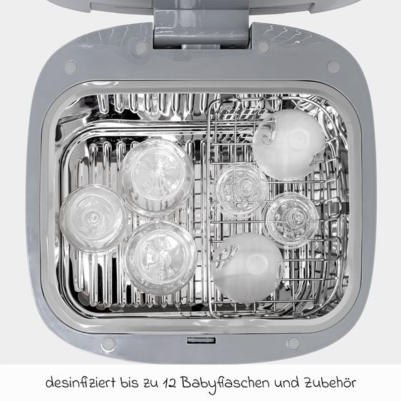 Reer Desinfektionsgerät UV-C mit Trocknungsfunktion schnell & energiesparend mit UV-Lampe desinfizieren - Weiß