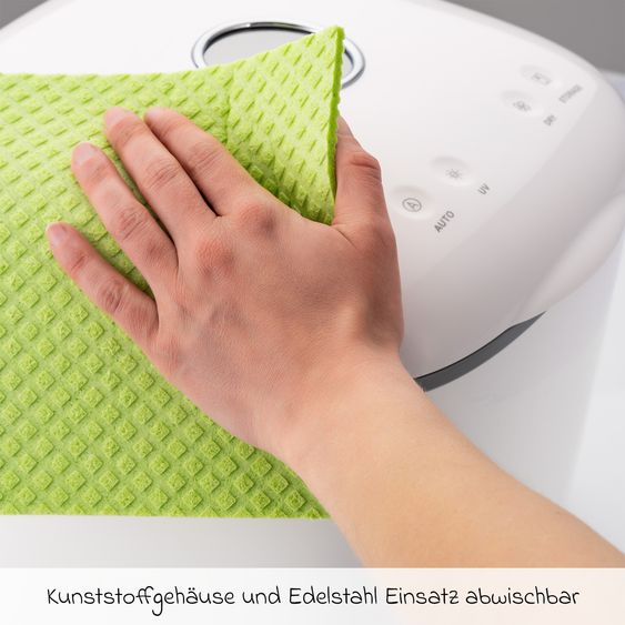 Reer Desinfektionsgerät UV-C mit Trocknungsfunktion schnell & energiesparend mit UV-Lampe desinfizieren - Weiß
