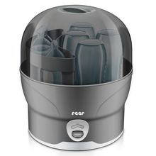 Dispositivo di disinfezione VapoMat S per 6 biberon e accessori in 10 min. a base di vapore d'acqua - Antracite / Grigio