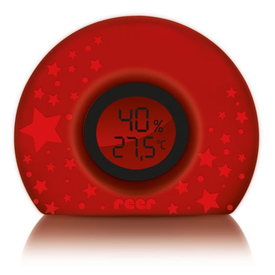 Reer Digitales Hygro- und Thermometer 2-in-1 HygroTemp mit Farbwechsel