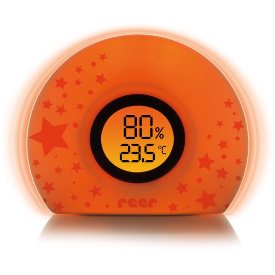 Reer Digitales Hygro- und Thermometer 2-in-1 HygroTemp mit Farbwechsel