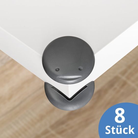 Reer Eckenschutz DesignLine 8er Pack - Anthrazit