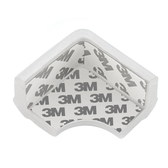 Reer Protection D'Angle Lot De 4 Pièces Souples À Coller - Blanc