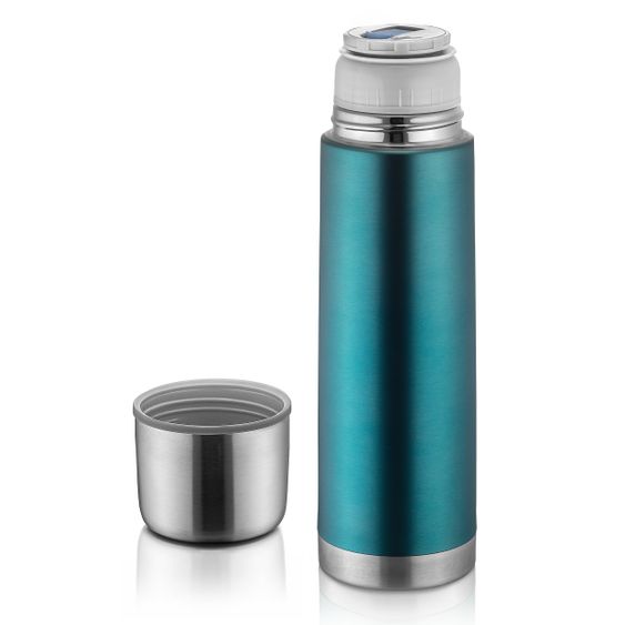 Reer Bottiglia isolata in acciaio inox da 500 ml - Colore - Blu Pacifico