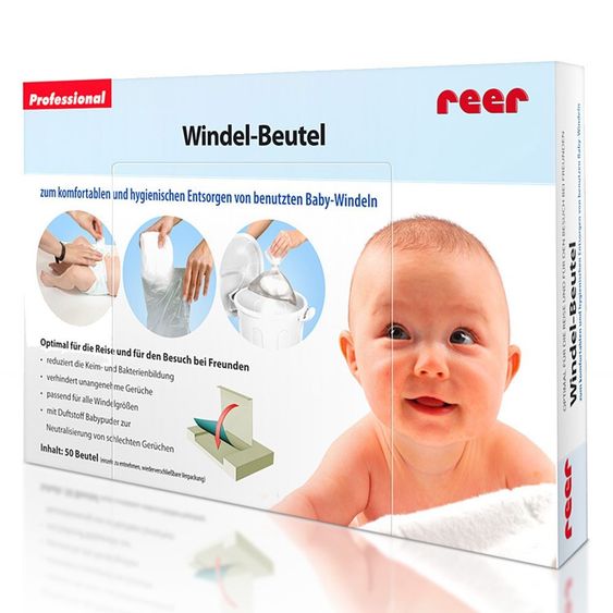 Reer Einweg-Windelbeutel 50er Pack