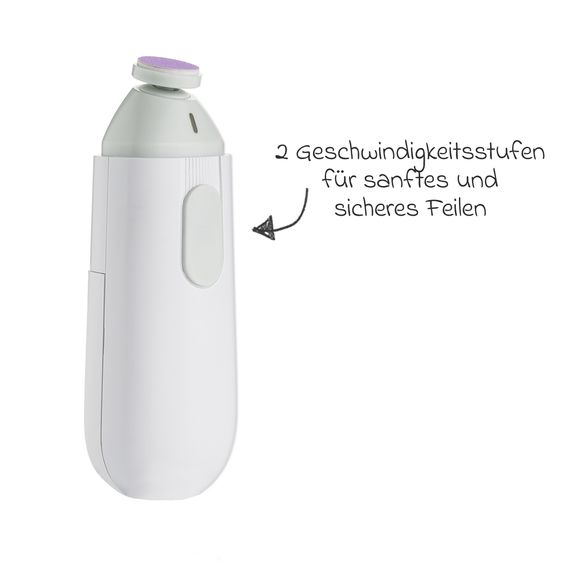 Reer Elektrische Nagelfeile BabyCare - Weiß