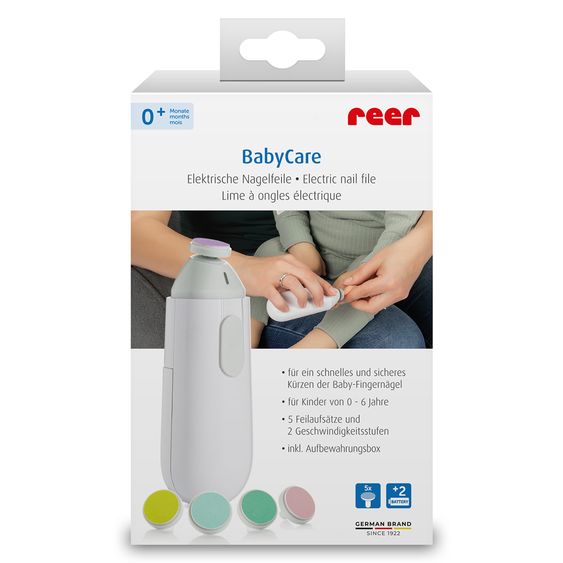 Reer Elektrische Nagelfeile BabyCare - Weiß