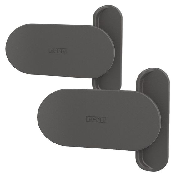 Reer Elektrogeräte-Sicherung DesignLine - 2er Pack - Anthrazit