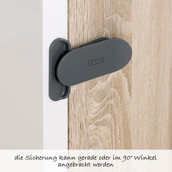 Reer Elektrogeräte-Sicherung DesignLine - 2er Pack - Anthrazit