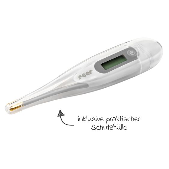 Reer Thermomètre Frontale Express Digital ExpressTemp - avec Embout De Mesure Flexible