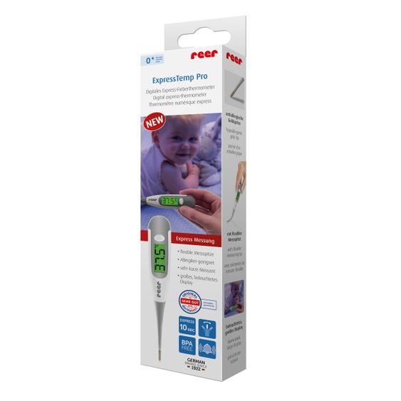 Reer Express-Fieberthermometer Digital ExpressTemp - mit flexibler Messpitze