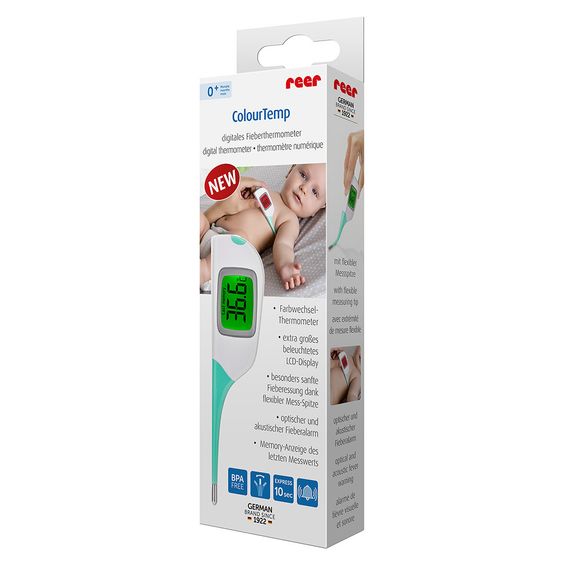 Reer Clinical thermometer ColourTemp with flexible tip