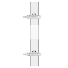 Set di fissaggio per ringhiere Stair Flex - Bianco