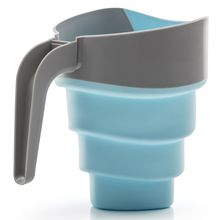 Haarwaschbecher MyHappyBath Cup - Blau Grau