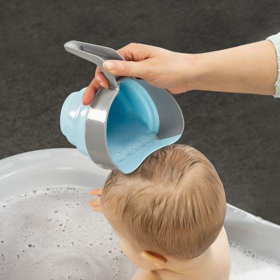 Reer Hair wash cup MyHappyBath Cup - Blue Gray