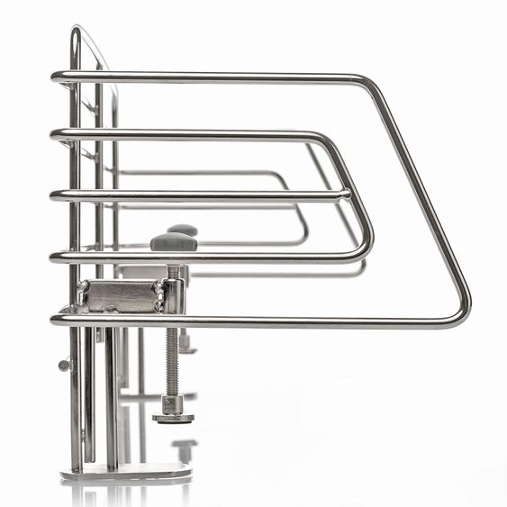 Reer Herdschutzgitter Classic mit einfacher Klemmbefestigung - Silber