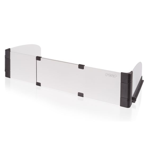 Reer Barrière De Protection Pour Bébé Basic Compatible Avec Plaques Électriques Et À Induction - Blanc Noir