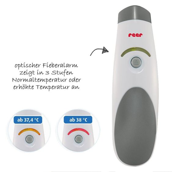 Reer Infrarot-Thermometer 3 in 1 Soft Temp