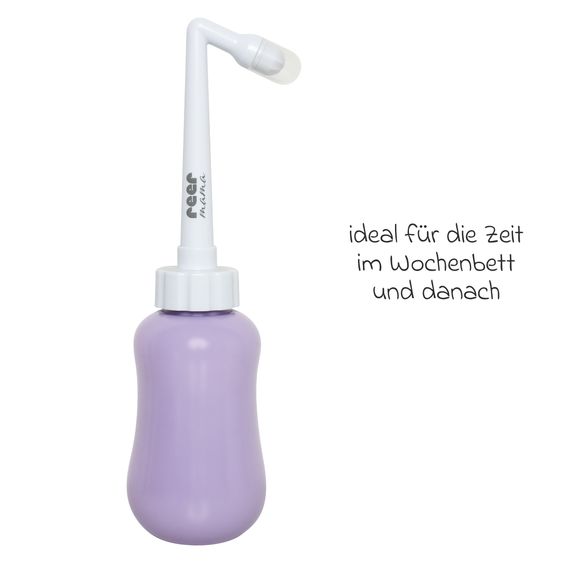 Reer Intimdusche Mama 380 ml Füllmenge mit flexiblem Flaschekörper - Lila Weiß