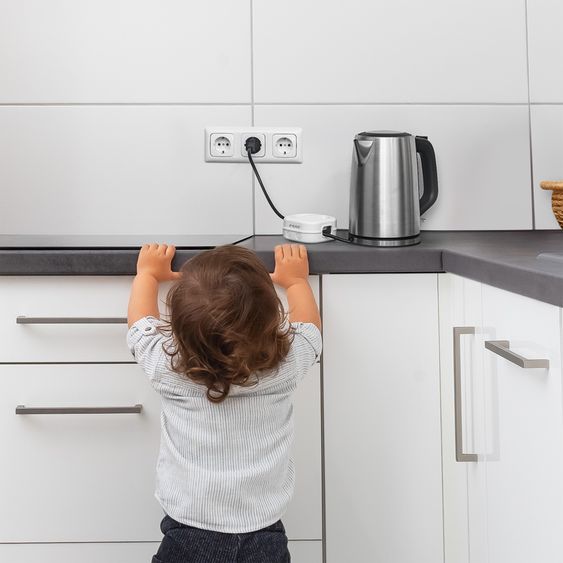 Reer Avvolgicavo CableGuard per cavi da 1,5 m - Bianco