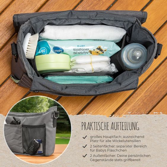 Reer Kinderwagen-Organizer Growing - aus recycelten PET-Flaschen