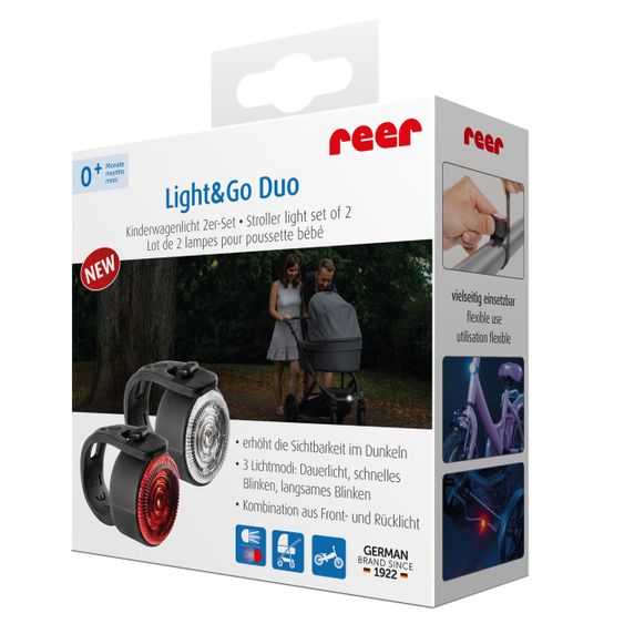 Reer Kinderwagenlicht 2er Pack Light&Go Duo