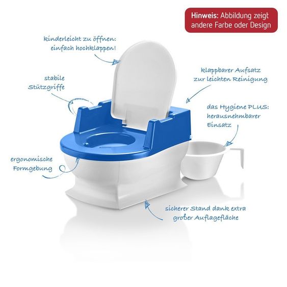 Reer Mini-Toilette Sitzfritz - Perlweiß