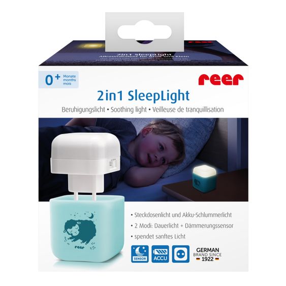 Reer Night light 2in1 SleepLight - sky blue