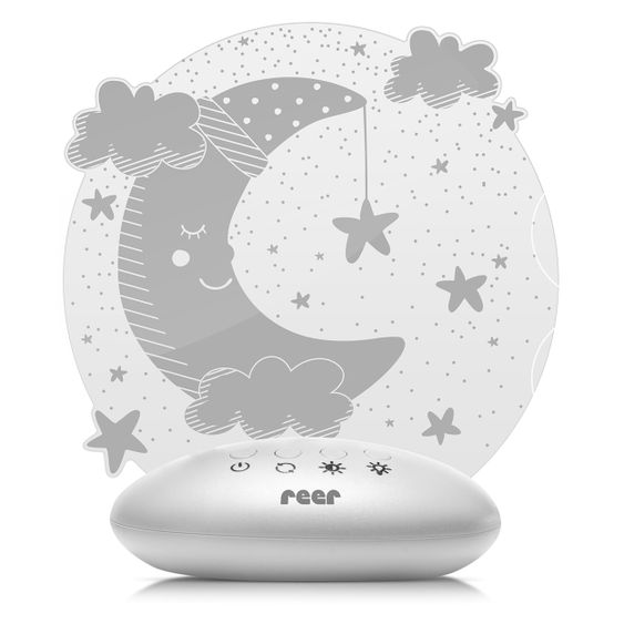 Reer ColourLumy Luce notturna - Luna - Bianco / Grigio