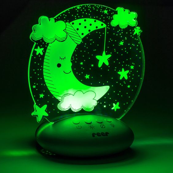 Reer ColourLumy Luce notturna - Luna - Bianco / Grigio